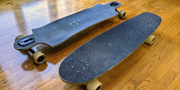 Low-quality longboard