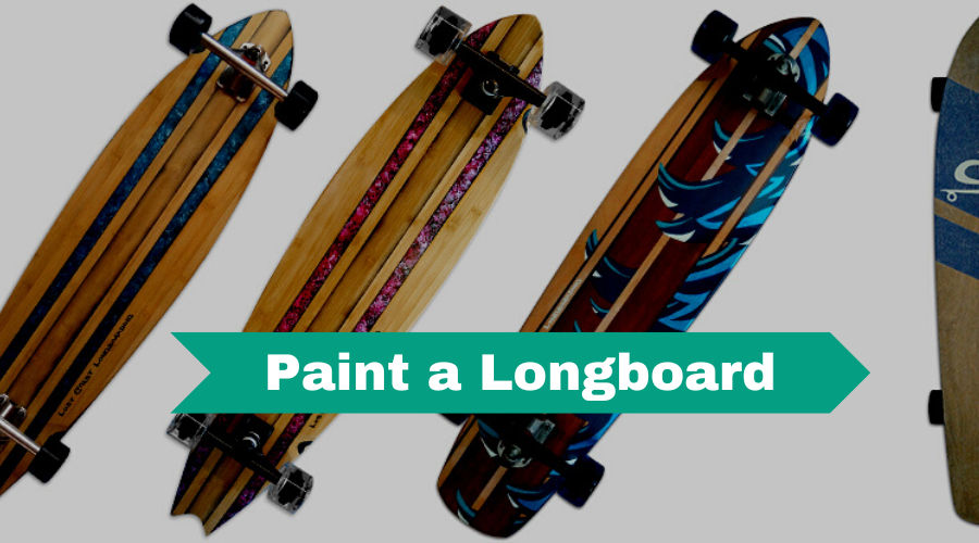 How to Paint Longboard? (Paint a Skateboard)